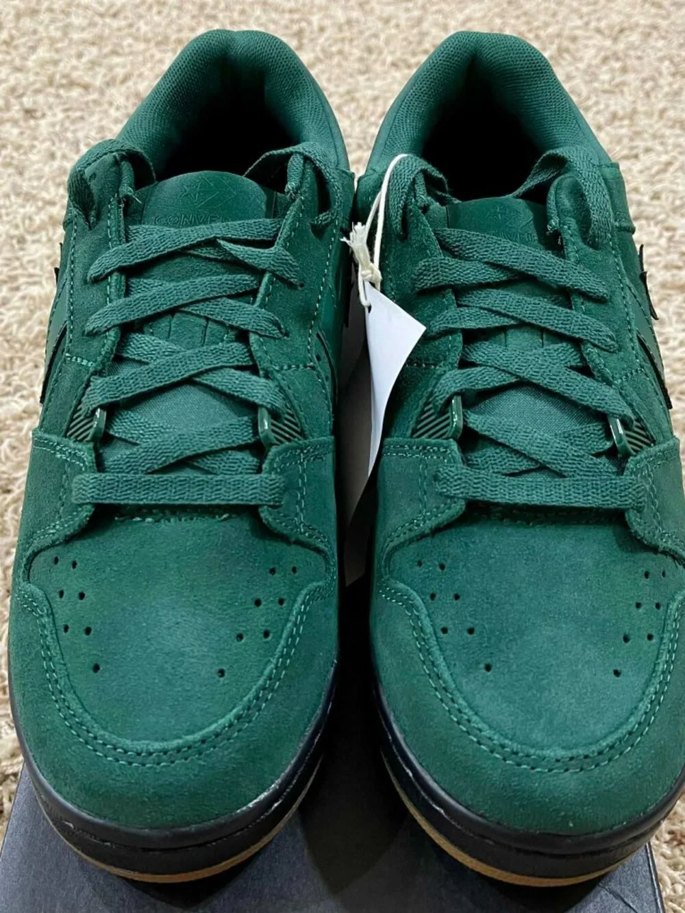 Converse Men's CL98 Suede Low Top Sneakers Shoes Green, Size 9 (New)